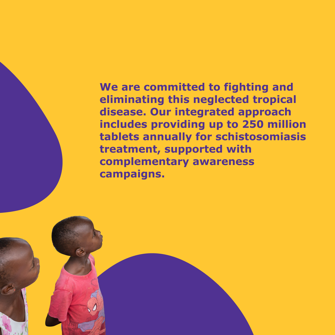 Slider – Two billion tablets donated to fight schistosomiasis (Textslide)